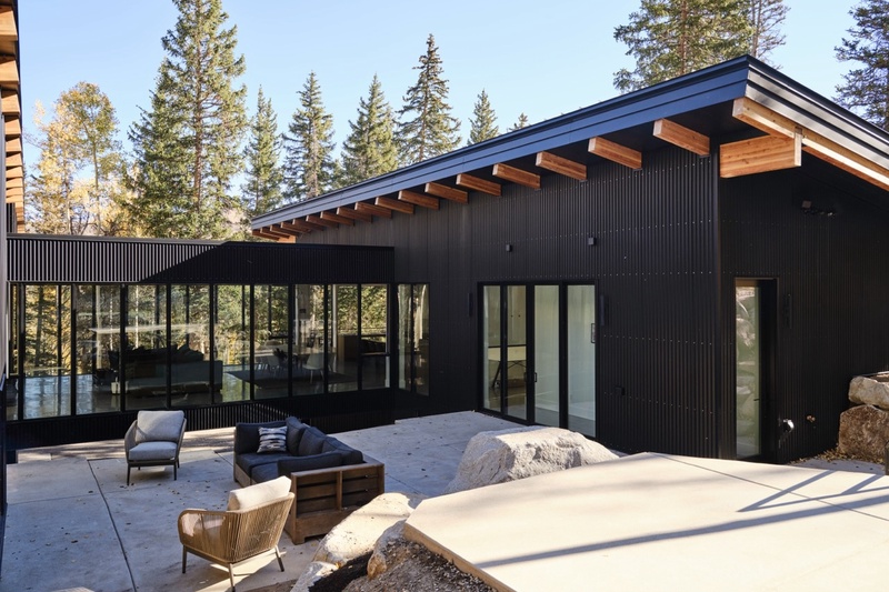 Patio with seating